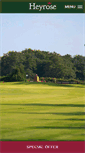 Mobile Screenshot of heyrosegolfclub.com